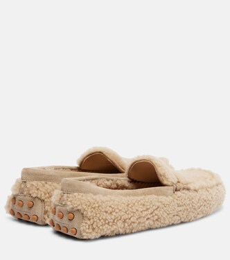 Gommino suede-trimmed driving shoes | Tod's
