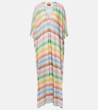 Zigzag knitted beach cover-up | Missoni