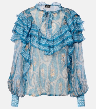 Bluse aus Seide mit Paisley-Muster | Etro