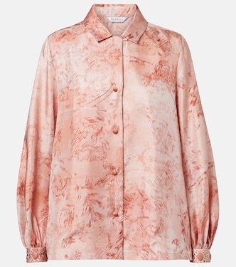 Camisa Crespo de sarga estampada | Max Mara