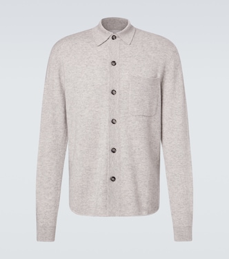 Cotton and cashmere overshirt | Allude
