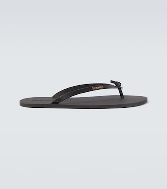 Leather thong sandals | Saint Laurent
