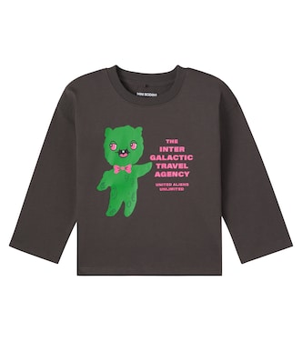 Printed cotton jersey top | Mini Rodini