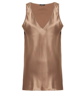 Belva silk-satin tank top | Joseph