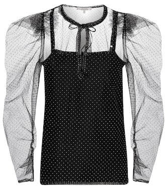 Playful Transparency polka-dot blouse | Dorothee Schumacher
