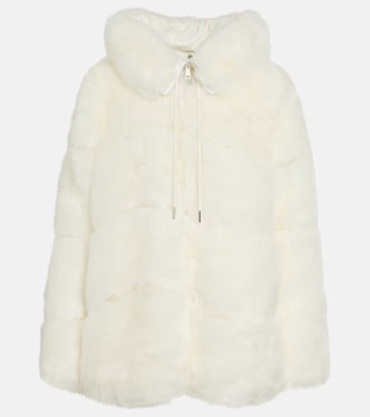 Epilobe faux fur down jacket | Moncler