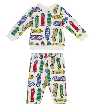 Baby - Tuta in cotone con stampa | Stella McCartney Kids