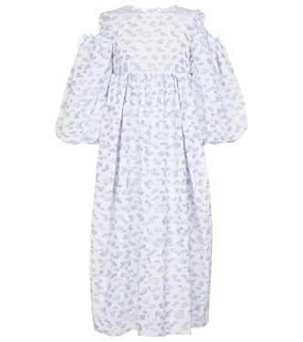 Jet cotton fil coupé midi dress | Cecilie Bahnsen