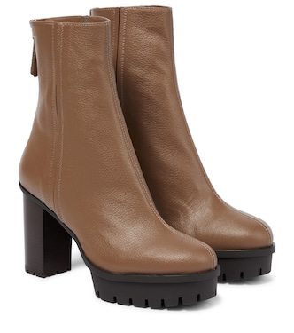 Francoise 60 leather ankle boots | Aquazzura