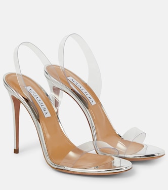 Sandales So Nude 105 en PVC et cuir | Aquazzura