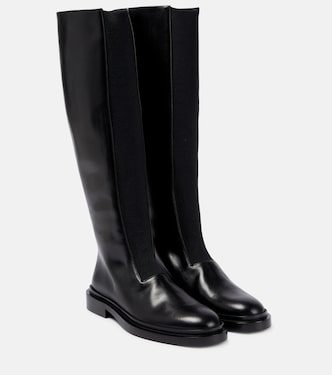 Botas Chelsea altas de piel | Jil Sander
