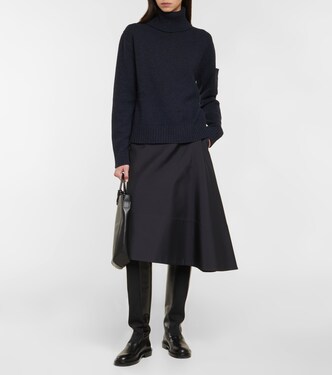 Botas Chelsea altas de piel | Jil Sander