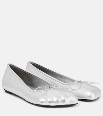 Fetish leather ballet flats | Balenciaga