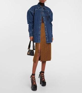 Camisa en denim con logo | Vivienne Westwood