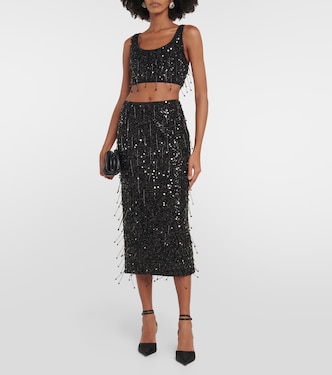 Gisele sequined midi skirt | Simkhai