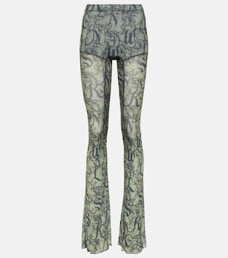 Halcyon printed flared pants | KNWLS