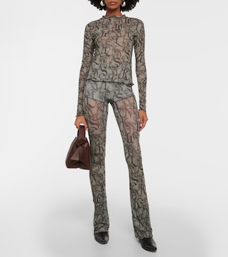 Halcyon printed flared pants | KNWLS