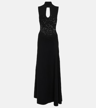 Maxikleid aus Pointelle-Strick | Victoria Beckham