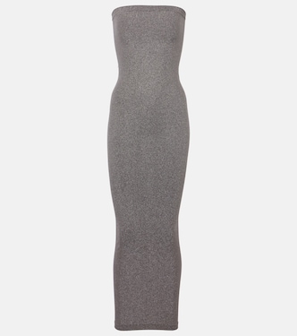 Vestido midi Fading Shine sin tirantes | Wolford