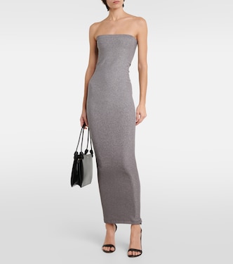 Vestido midi Fading Shine sin tirantes | Wolford