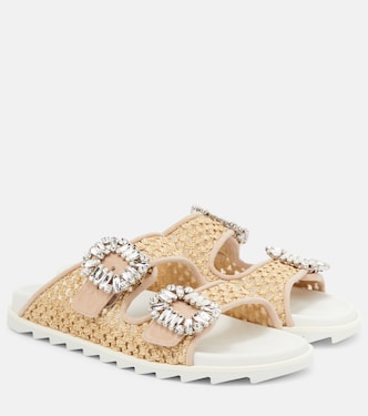 Sandali Slidy Viv’ in rafia | Roger Vivier