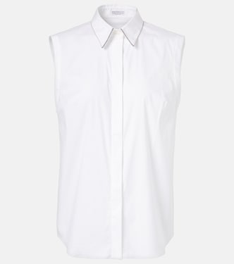 Cotton-blend shirt | Brunello Cucinelli