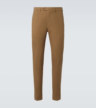 Carlo cotton-blend satin chinos | Loro Piana