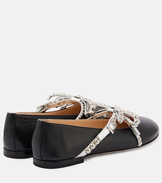 Verzierte Ballerinas aus Leder | Mach & Mach