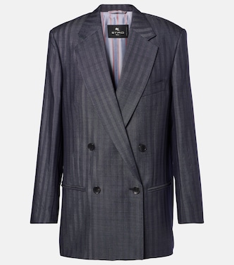 Blazer in misto lana a righe | Etro