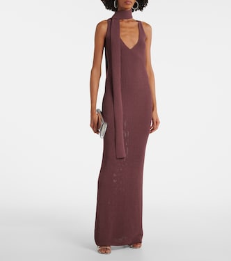 Maxikleid aus Rippstrick | Aya Muse