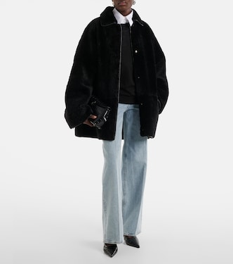 Oversize-Jacke aus Shearling | Toteme