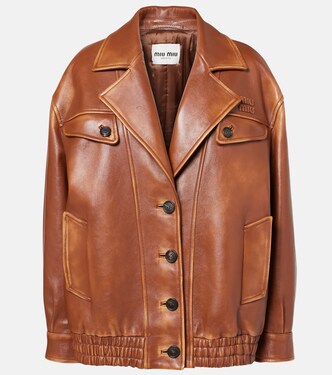 Lederjacke | Miu Miu