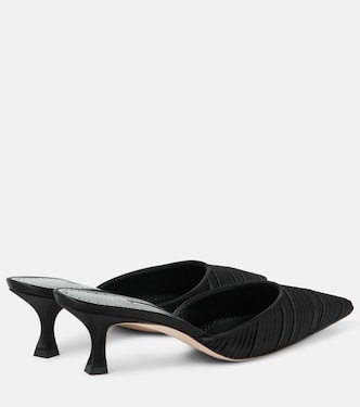 Mules Carolyne 50 in raso | Manolo Blahnik