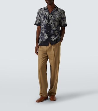 Camicia bowling in cotone con ricamo | Dries Van Noten