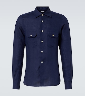 Hemd aus Leinen | Kiton
