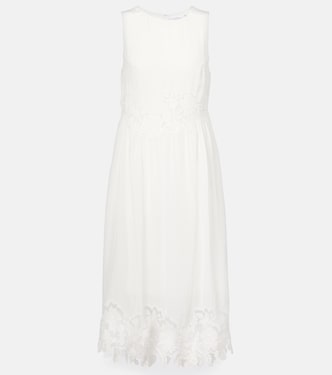 Midikleid Bianca mit Spitze | Velvet