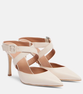 Evelyn 90 leather mules | Malone Souliers