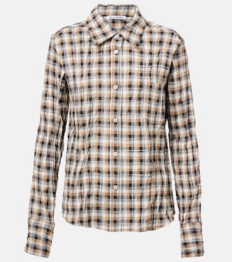 Camicia a quadri con logo | Acne Studios