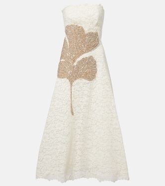Hallis embellished lace cocktail dress | Costarellos