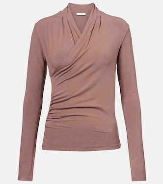 Jersey wrap top | Vince