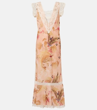 Vestido midi Ascension de algodón floral | Zimmermann