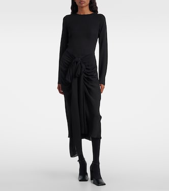개더 미디 드레스 | Alaïa