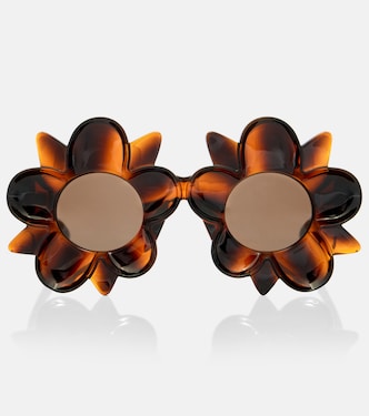 Runde Sonnenbrille Peggy Flower | Bottega Veneta