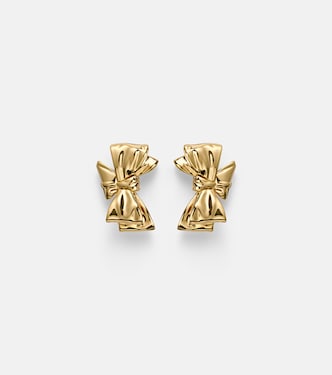 Bow Small gold-plated earrings | Jennifer Fisher