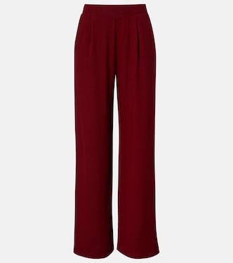 Lauren pleated jersey wide-leg pants | Leset