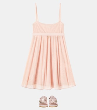 Vestido de tul fruncido | Oséree Kids