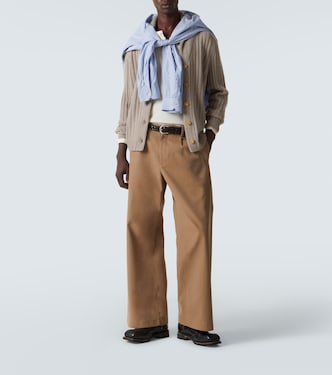 Mr Denver ribbed-knit cashmere cardigan | Arch4