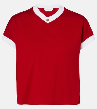 Medusa cotton-blend jersey T-shirt | Versace