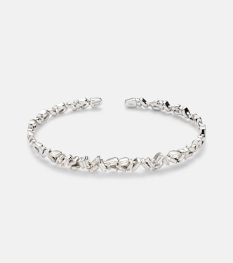Armreif aus 18kt Weißgold mit Diamanten | Suzanne Kalan