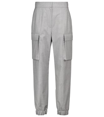 Pantalon cargo en laine vierge | Brunello Cucinelli